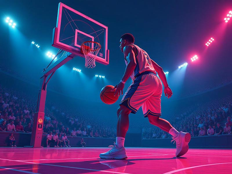 有点难！赵睿训练单脚离地情况下双手运俩球+单手投篮